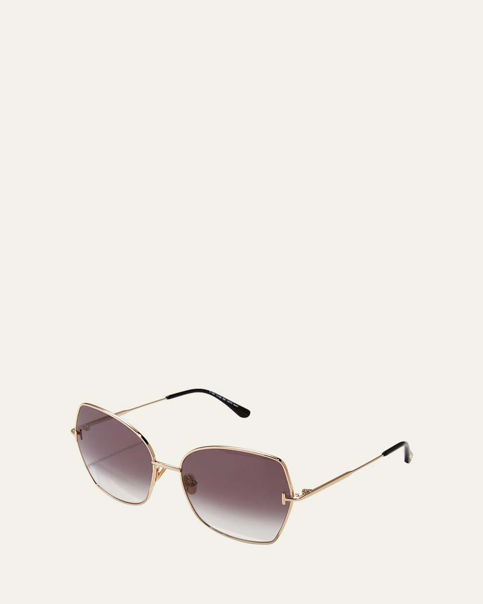 Farah Metal-Plastic Butterfly Sunglasses